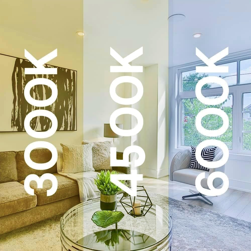 LEDUNI &reg; Downlight round LED Panel 20W Circular 2000LM Cold White 6000K Angle 120 IP40 OPAL Aluminium 225 X 12Hmm Cutting Dimension 205Mm image number 4