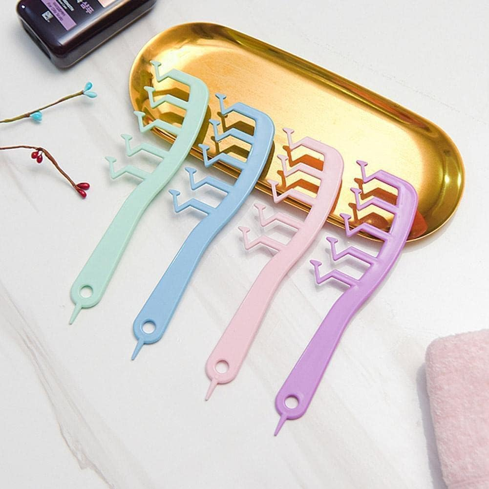 Z-Shaped Wide Tooth Comb for Detangling and Styling Curly Hair - Large Hairdressing Tool with Puff Bangs Design for Girls, Combs image number 3