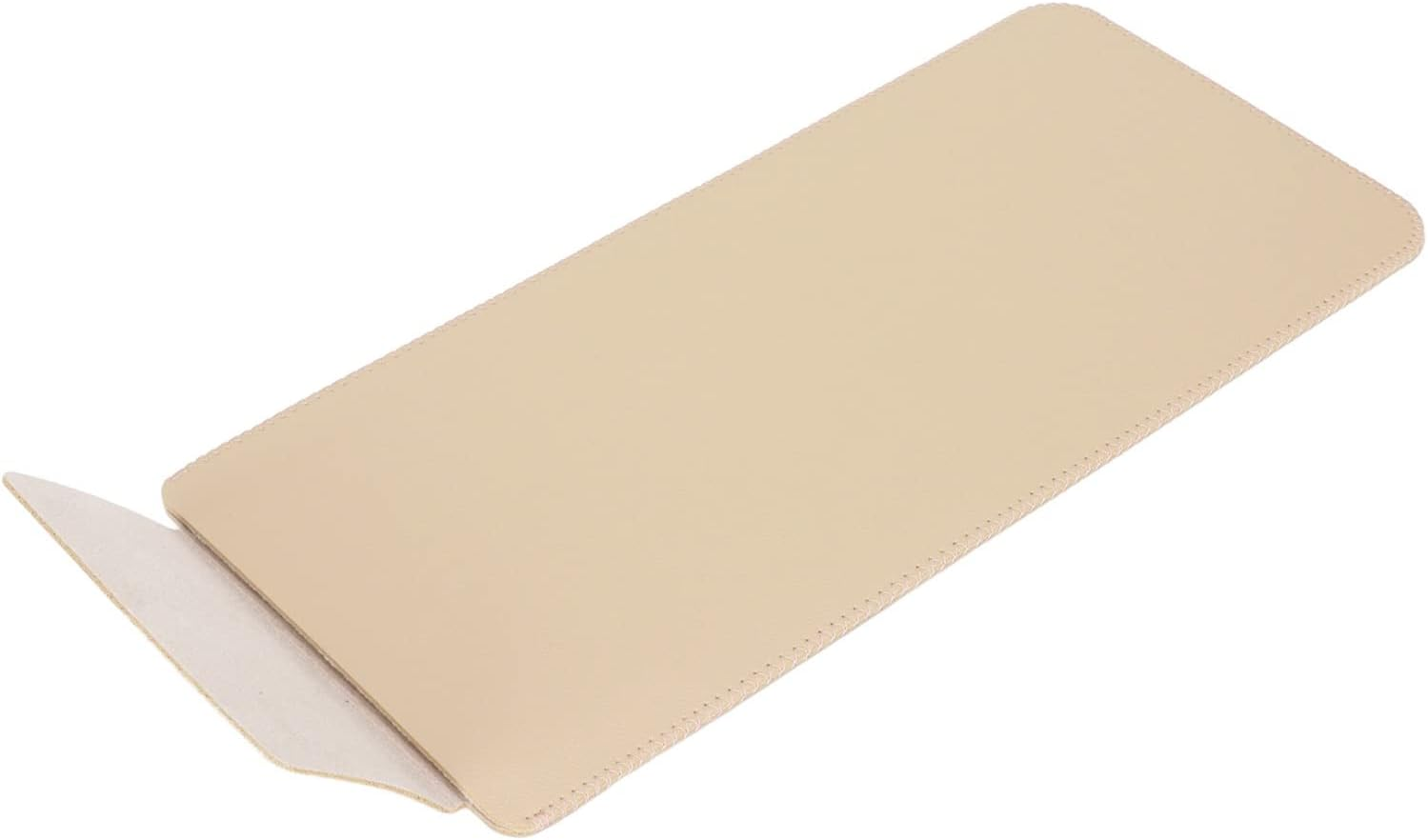 PU Leather Keyboard Sleeve, Protective Case Travel Sleeve Bag Case Portable Lightweight 30X14X1Cm for Multi-Device Wireless Keyboard (Black)