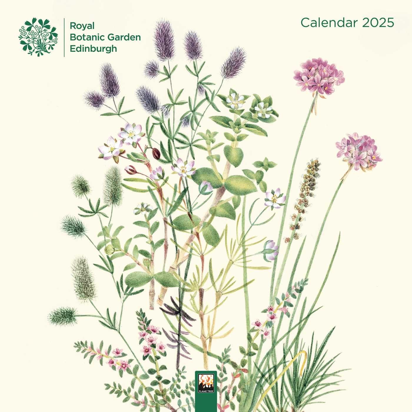 Royal Botanic Garden Edinburgh Wall Calendar 2025 (Art Calendar) image number 1