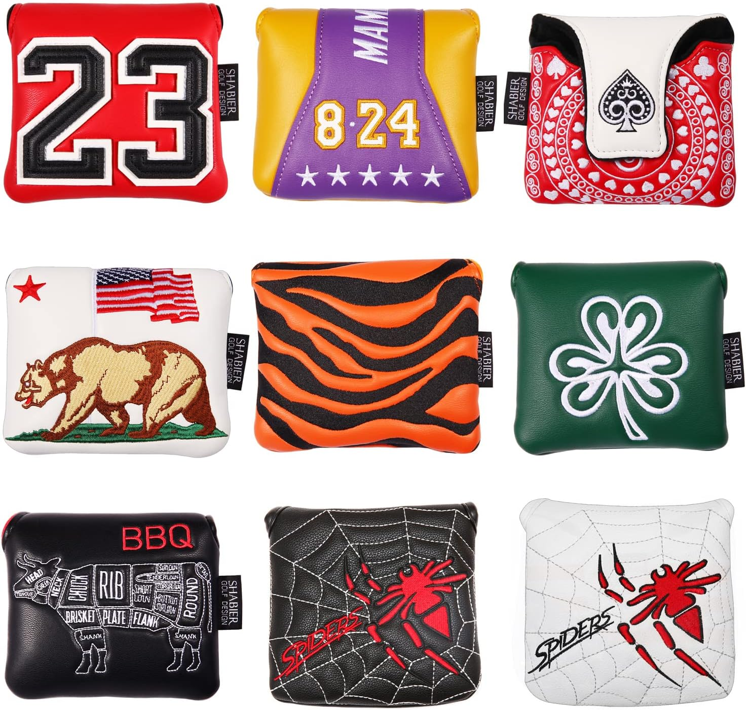 Golf Large Mallet Headcover for Taylormade Myspider X Putter, Myspider Tour Putter image number 1