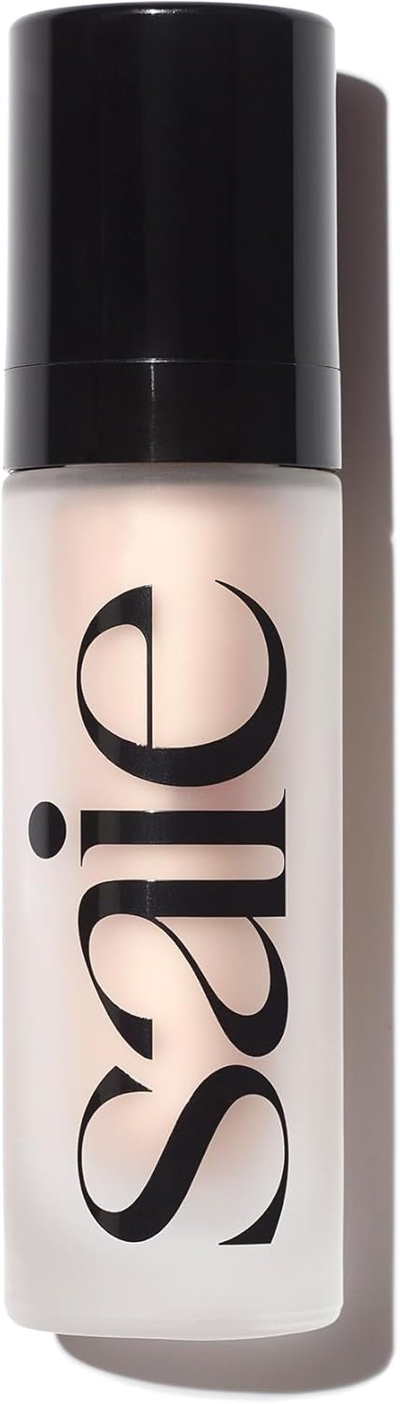Saie Glowy Super Gel Lightweight Illuminator - Luminizer and Makeup Primer for Glowing Skin - Enriched with Vitamin C + Hydrating Squalane Oil - Wear Alone or under Makeup - Sunglow (1 Oz)