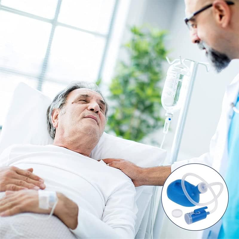 AIMALL 2000Ml Portable Male Urinal with 1.6M Tube, Travel Urine Pee Bottle for Camping, Bedridden Men, Easy-Grip Handle, Leak-Proof, Convenient Urine Storage - White image number 7