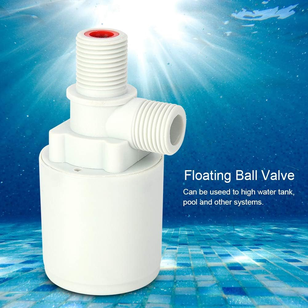 Automatic Small Size Strong Beautiful Appearance Plastic G1/2In Float Valve, Floating Ball Valve, for Water Tank