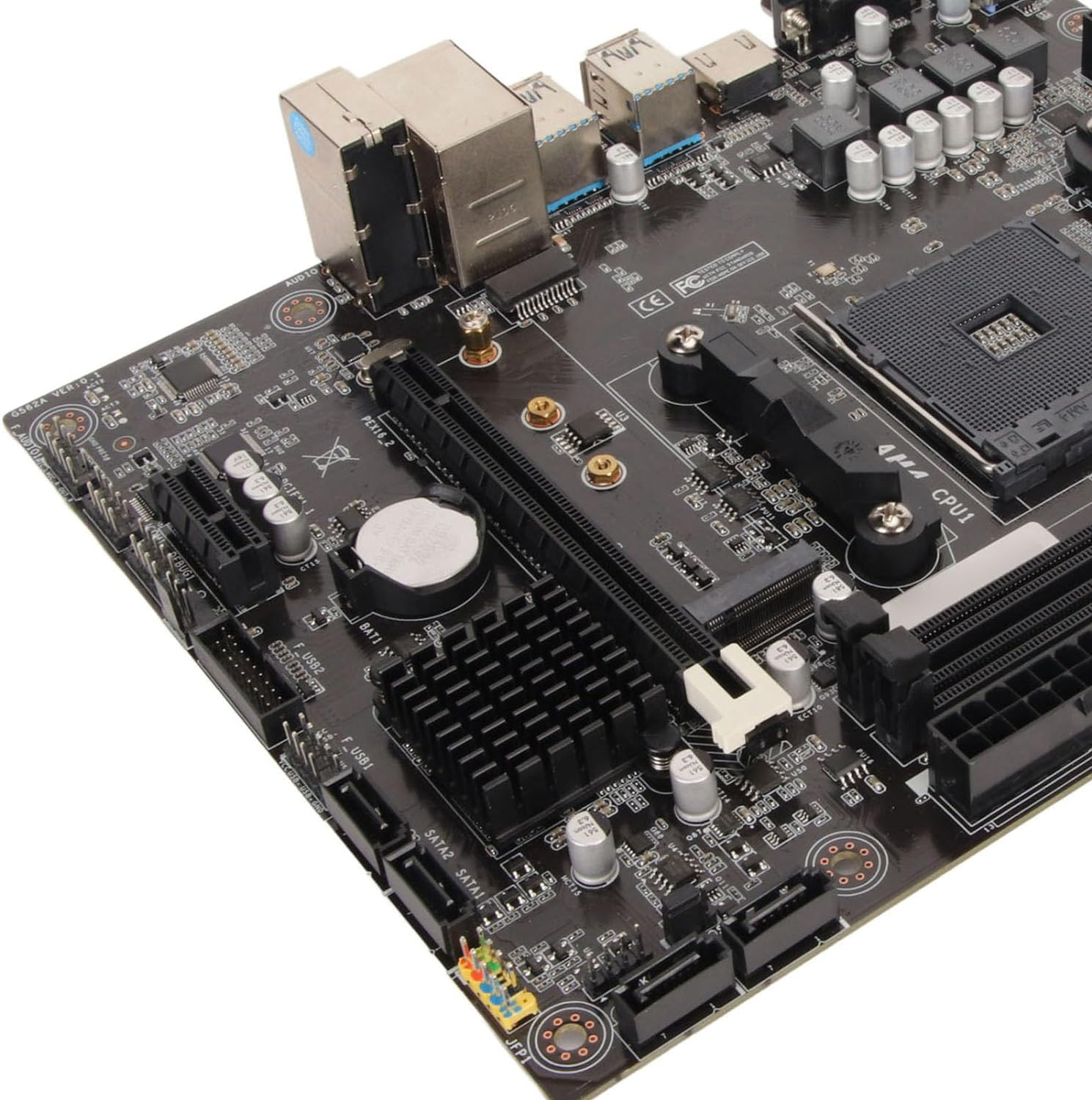 AMD A520 M ATX Motherboard, AMD AM4 Slot Dual Channel DDR4 Desktop Motherboard, Powerful Power Motherboard with SATA Pcie X16 Pcie X1 image number 3