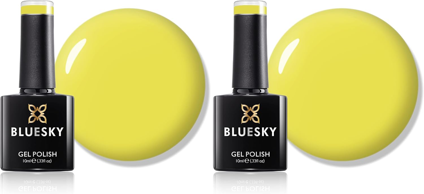 Bluesky Calinda Gel Nail Polish 10 Ml, Lemon Yellow (Pack of 2) image number 4