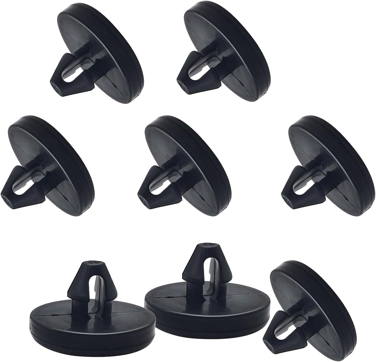 Ajxn 4 PCS Car Truck Auto Brake Pedal Pad Light Switch Stopper Clutch Pedal Pad 90541-06036 (Black), (AJXWQ-4PCS)