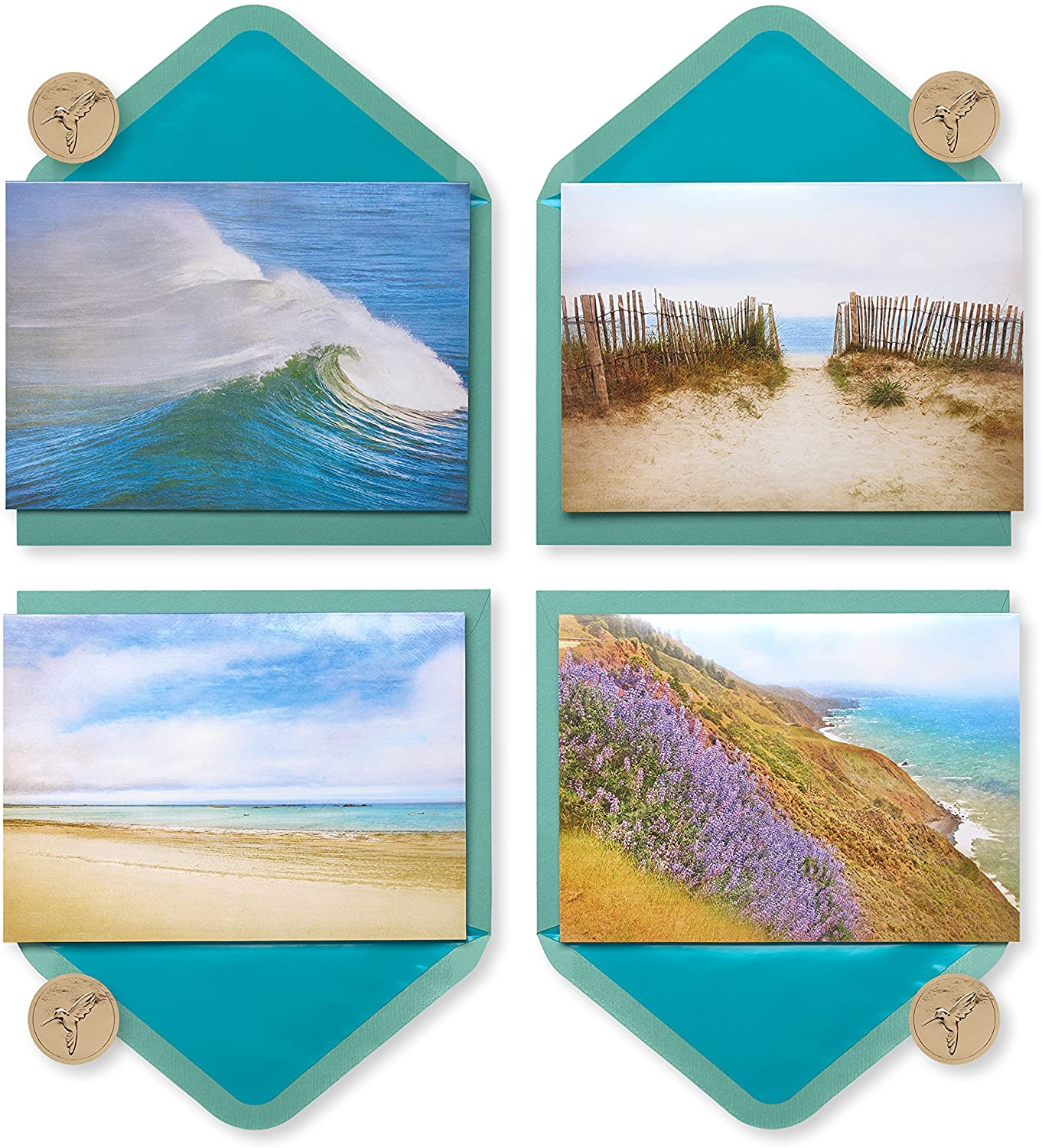 Papyrus Blank Cards with Keepsake Box, Garden Critters (20-Count)