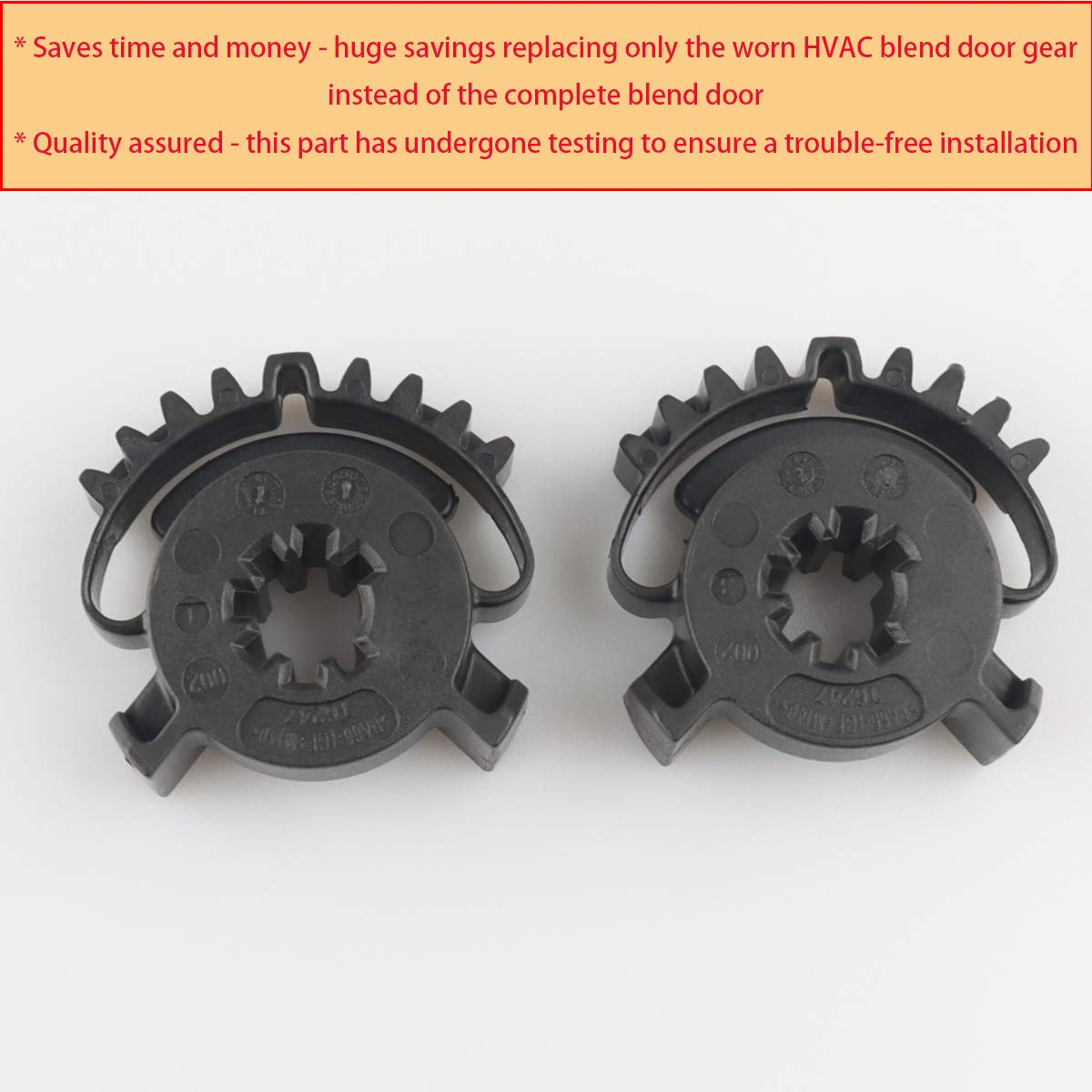 2PCS HVAC Heater Blend Door Actuator Gear Kit Fit for Jeep Grand Cherokee/Dodge Durango 2011 2012 2013 2014 2015 2016 2017 2018 Replace# 68214880AA, 926-133 image number 2