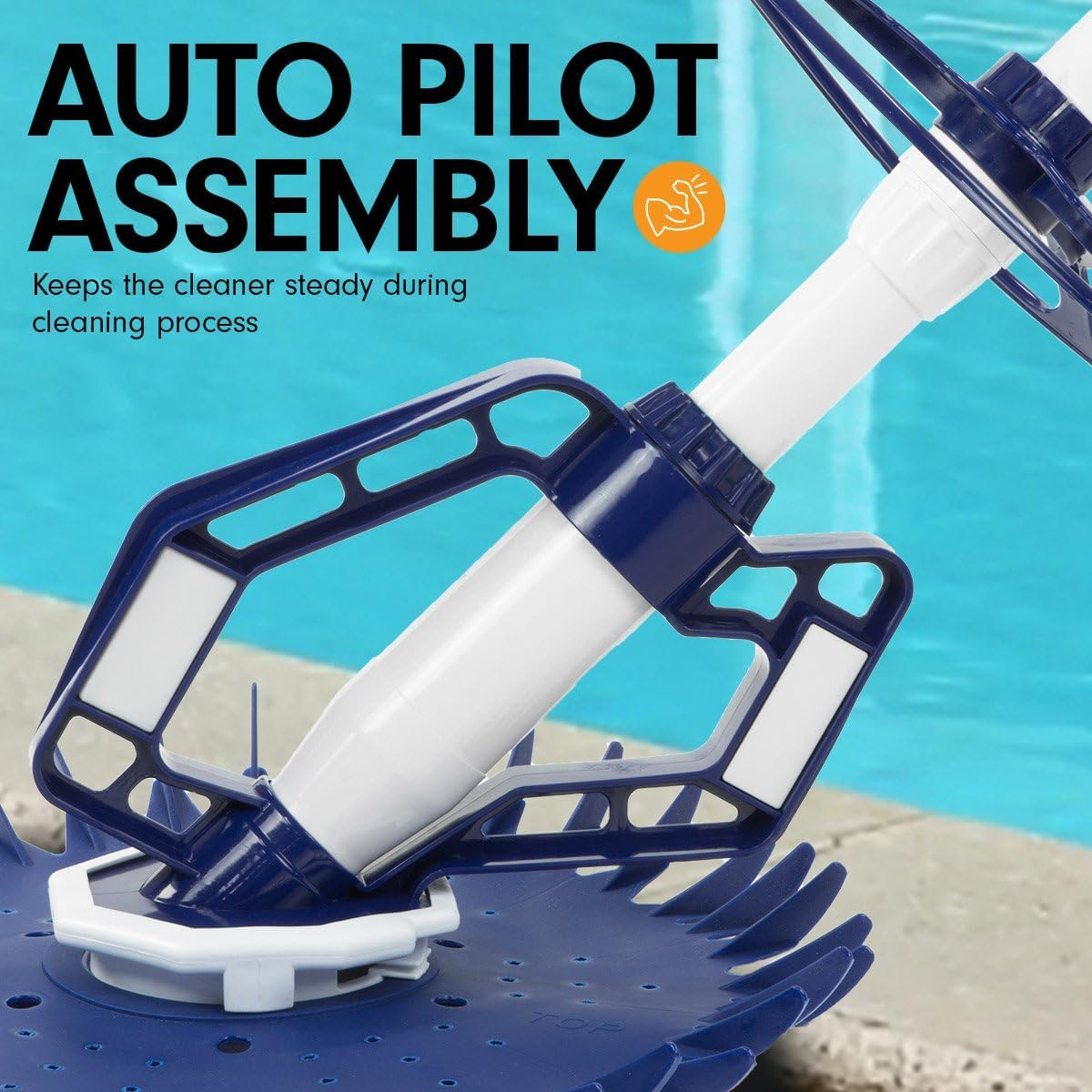 Hydroactive Automatic Swimming Pool Vacuum Floor below Ground Diaphragm Cleaner 10M Hose