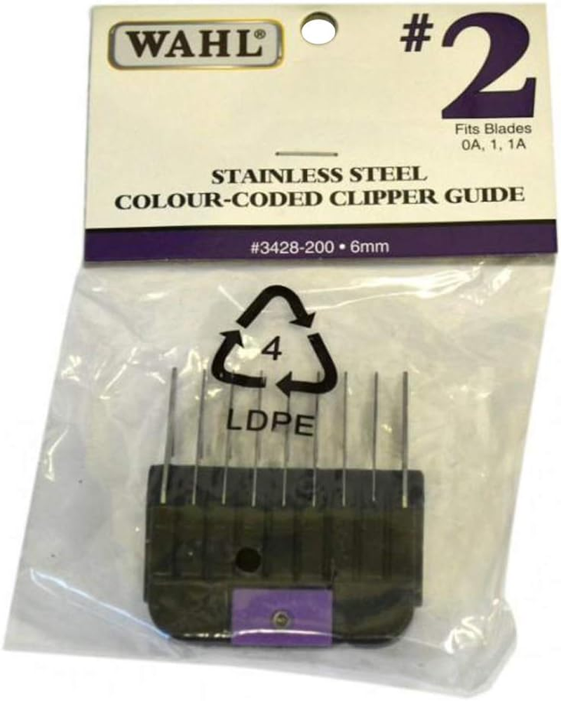 WAHL KM2+D3020 No. 2 6Mm Metal Teeth Attachment Black