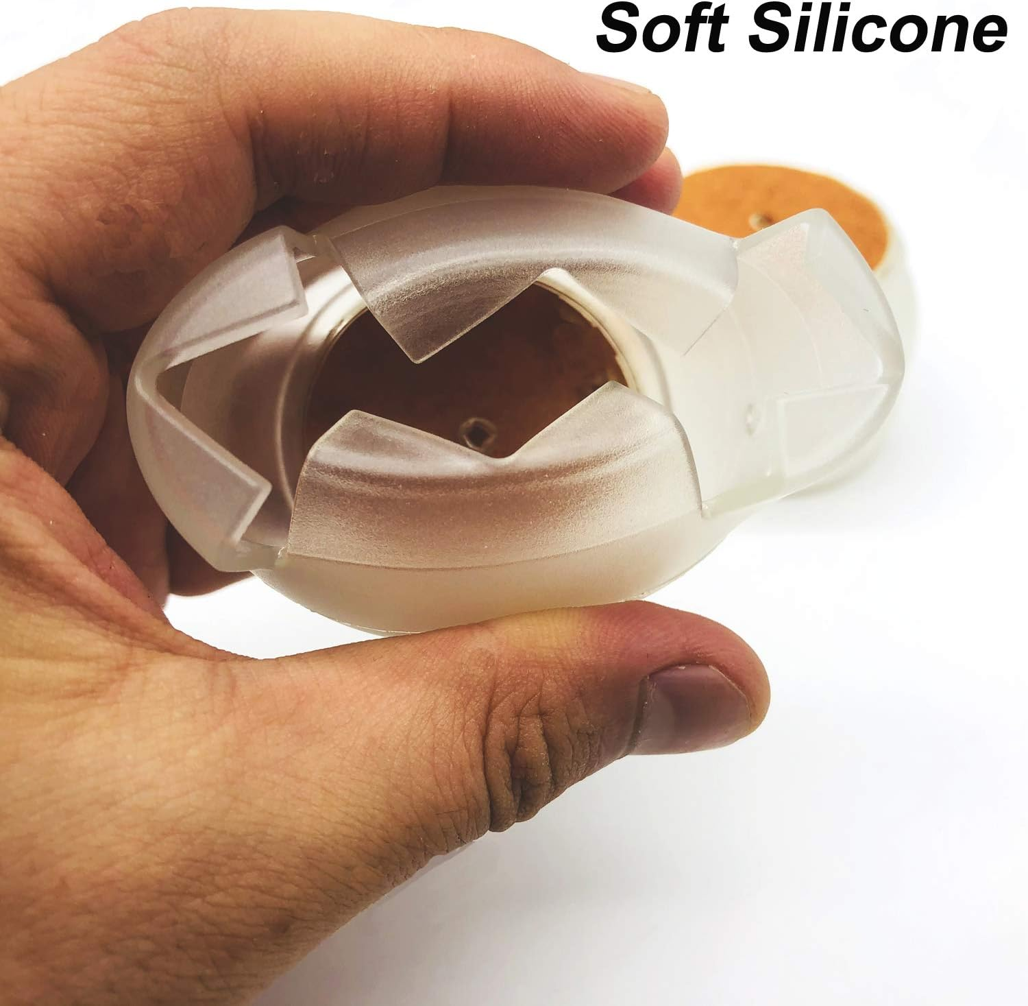 Maydahui 16PCS round Chair Leg Floor Protectors Furniture Silicon Table Feet Covers Prevents Scratches Glides Caps Cups Fit 1-4/5 to 2 Inch （45-50Mm） image number 4