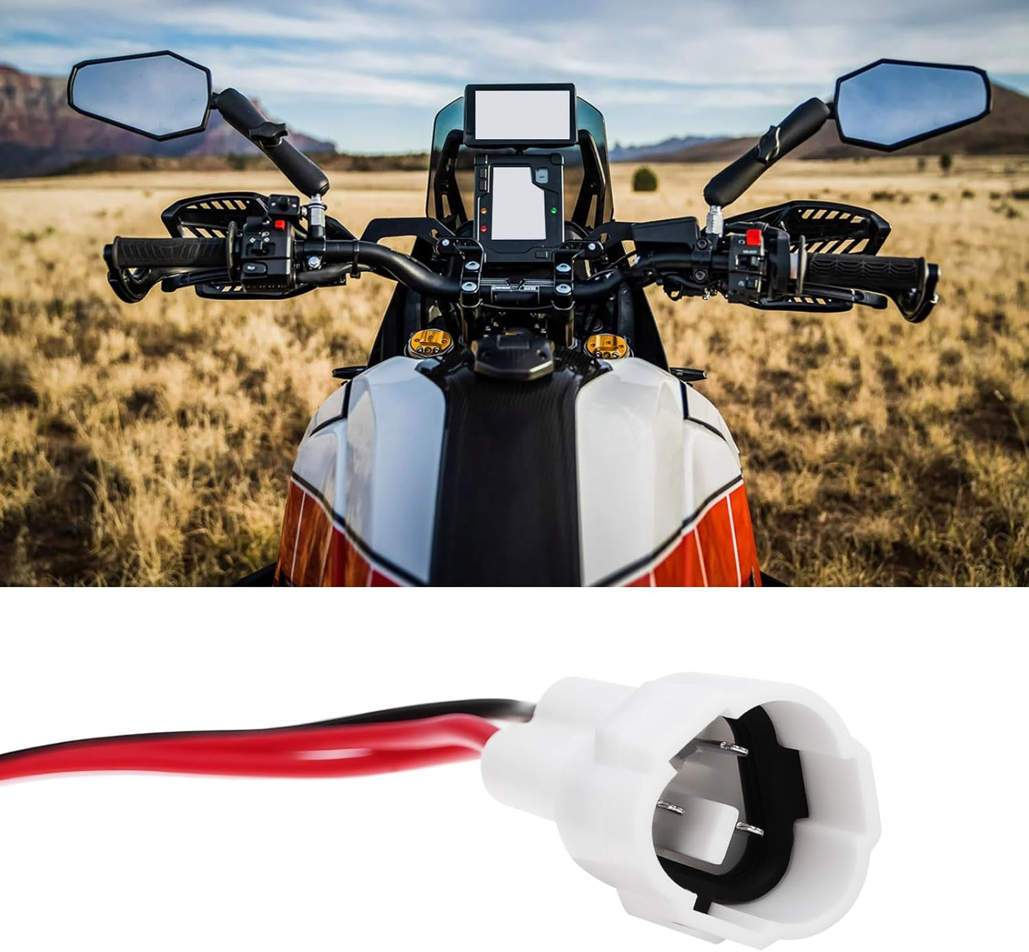 Emsea Auxiliary Power Outlet Connector Compatible with Yamaha Tenere 700 T7 image number 5