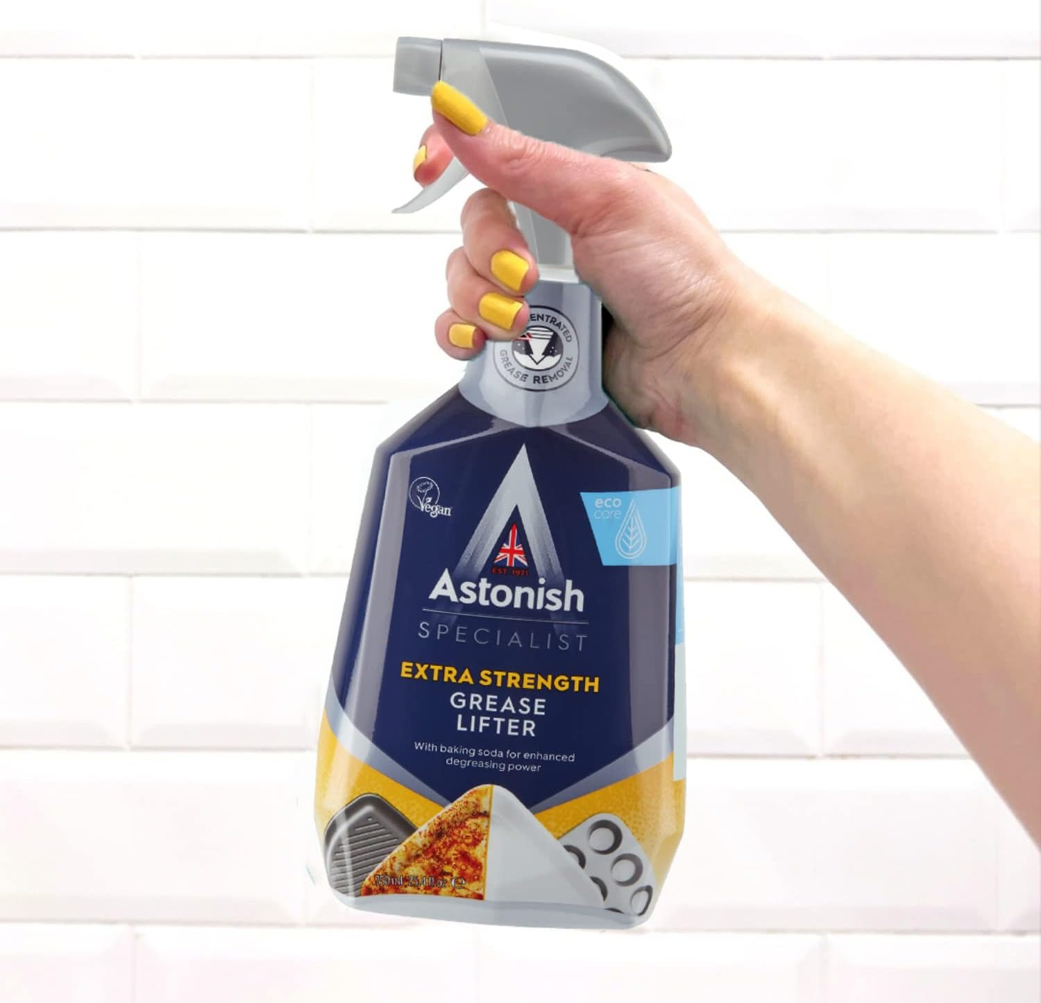 Astonish Specialist Extra Strength Grease Lift - Baking Soda Formula for Kitchen Cleaning - Vegan, Biodegradable & Cruelty-Free Oven & Surface Degreaser image number 1