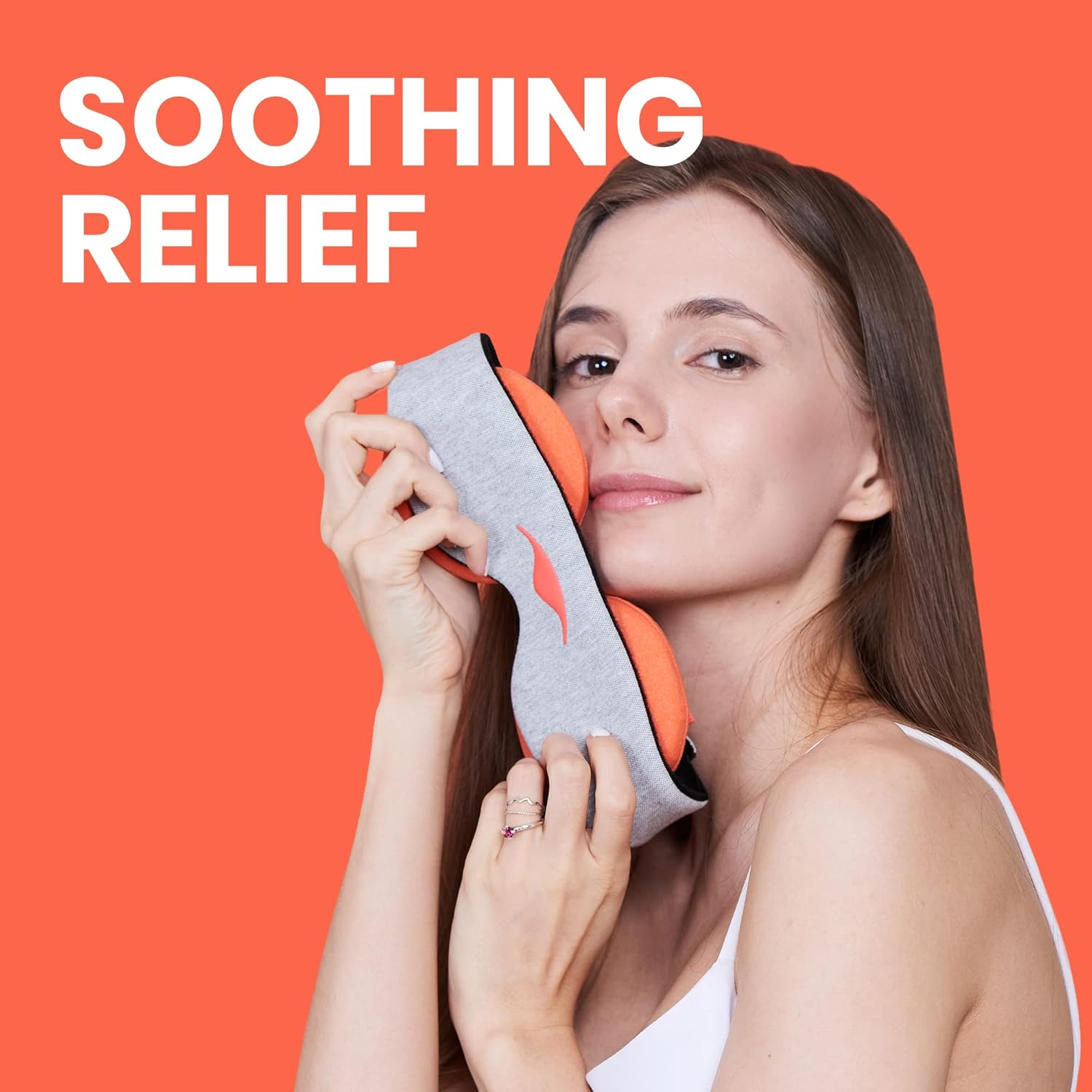 Manta Steam Sleep Mask - Total Blackout Heated Eye Mask with Zero Eye Pressure, 100% Natural Gentle Steam Eye Mask for Migraine Headaches, Rest, Sleep, Dry Eyes, Puffy Eyes & Sinus Relief image number 5