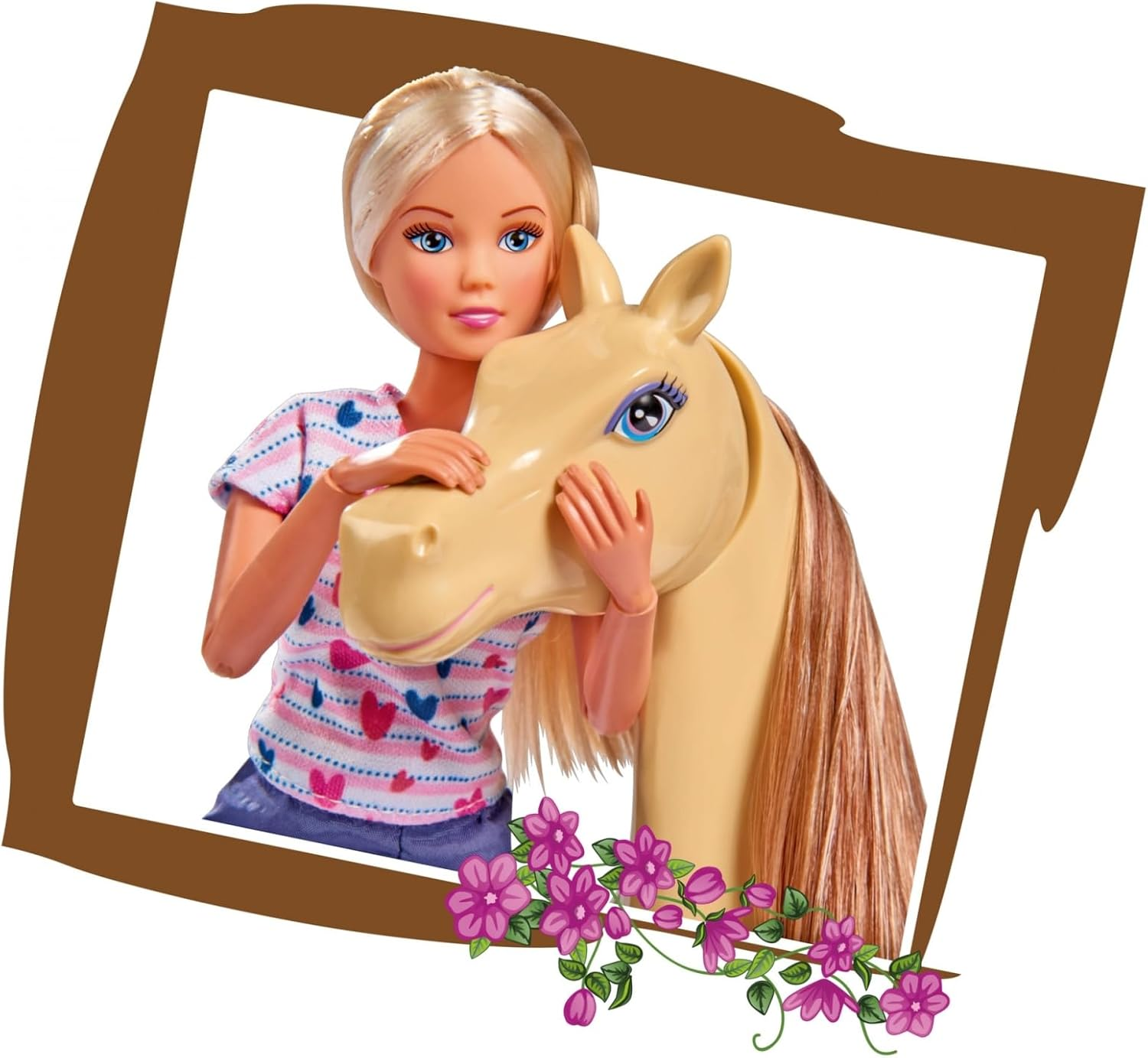 Steffi Love Riding Tour &ndash; Fully Moveable Fashion Doll with Horse & Stylish Equestrian Outfit &ndash; Pretend Play Horse Riding Set for Kids Ages 3+ image number 5