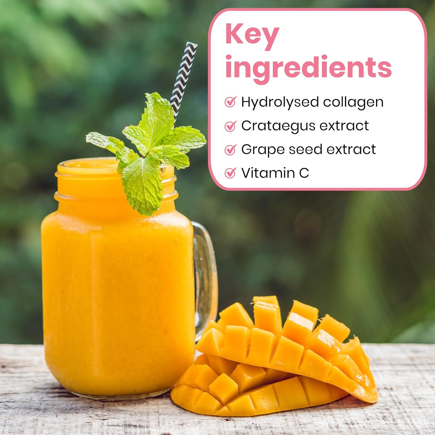 Healthy Care Beauty Collagen Powder - Infused with VERISOL, Vitamin C, Grape Seed, and Blood Orange - Supports Skin Elasticity and Firmness, Enhances Hair and Nail Strength - All Natural Ingredients image number 4