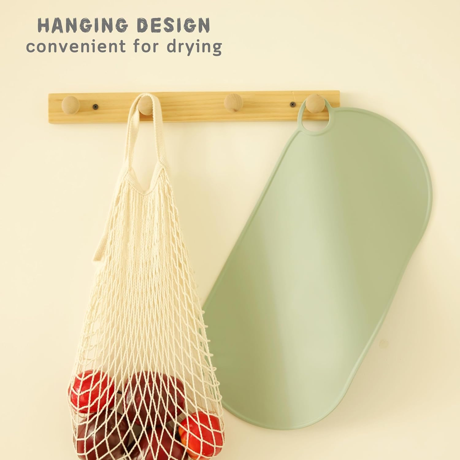 Silicone Placemat for Kids Toddlers Baby, Non-Slip Kids Placemats for Dining Table, Wipeable Stain Resistant Baby Food Eating Mat Hanging for Storage, Dishwasher Safe (Moody Blue) image number 2