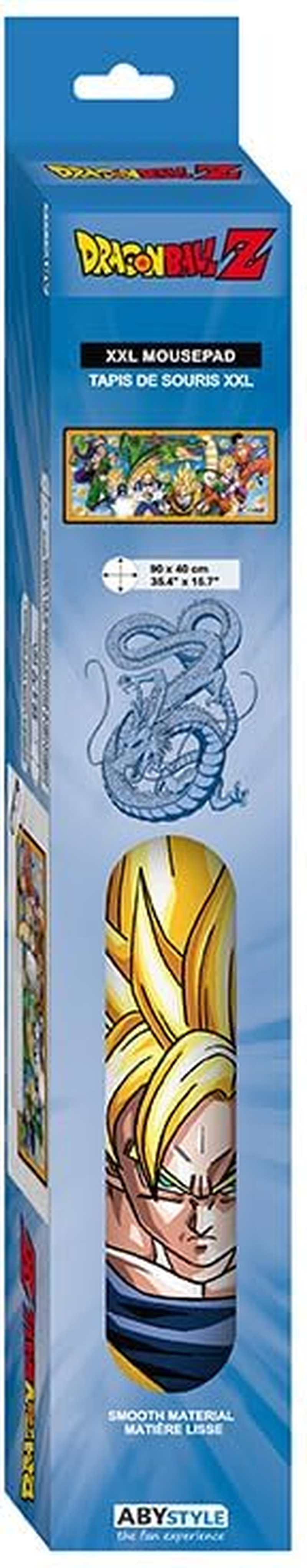 Abystyle Dragon Ball Z Goku and Friends Fighters Gaming Mousepads 35"" X 16"" Non Slip Rubber Mouse Pads Office Rectangle Mouse Mat Gift, Large