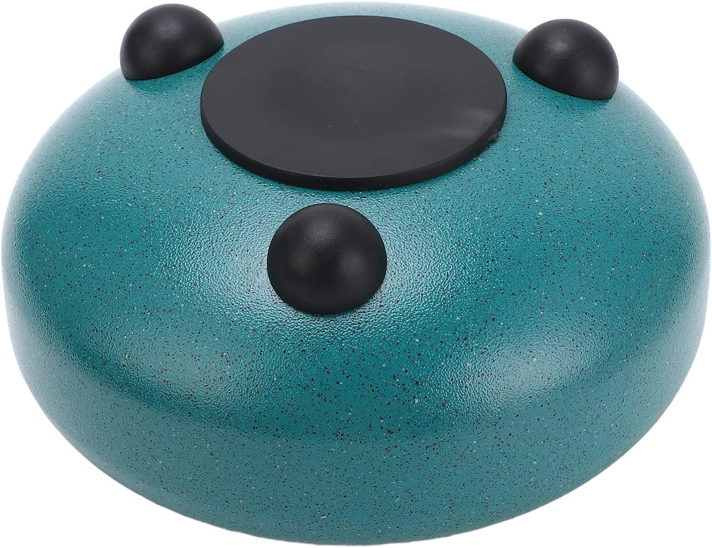 Jiawu Rain Drum, 6 Inch Steel Tongue Drum Rain Chime, Waterproof Sound Instruments for outside with Bag, Sticks, Musical Education Entertainment Meditation Yoga Zen Gifts (Green) - Green image number 3