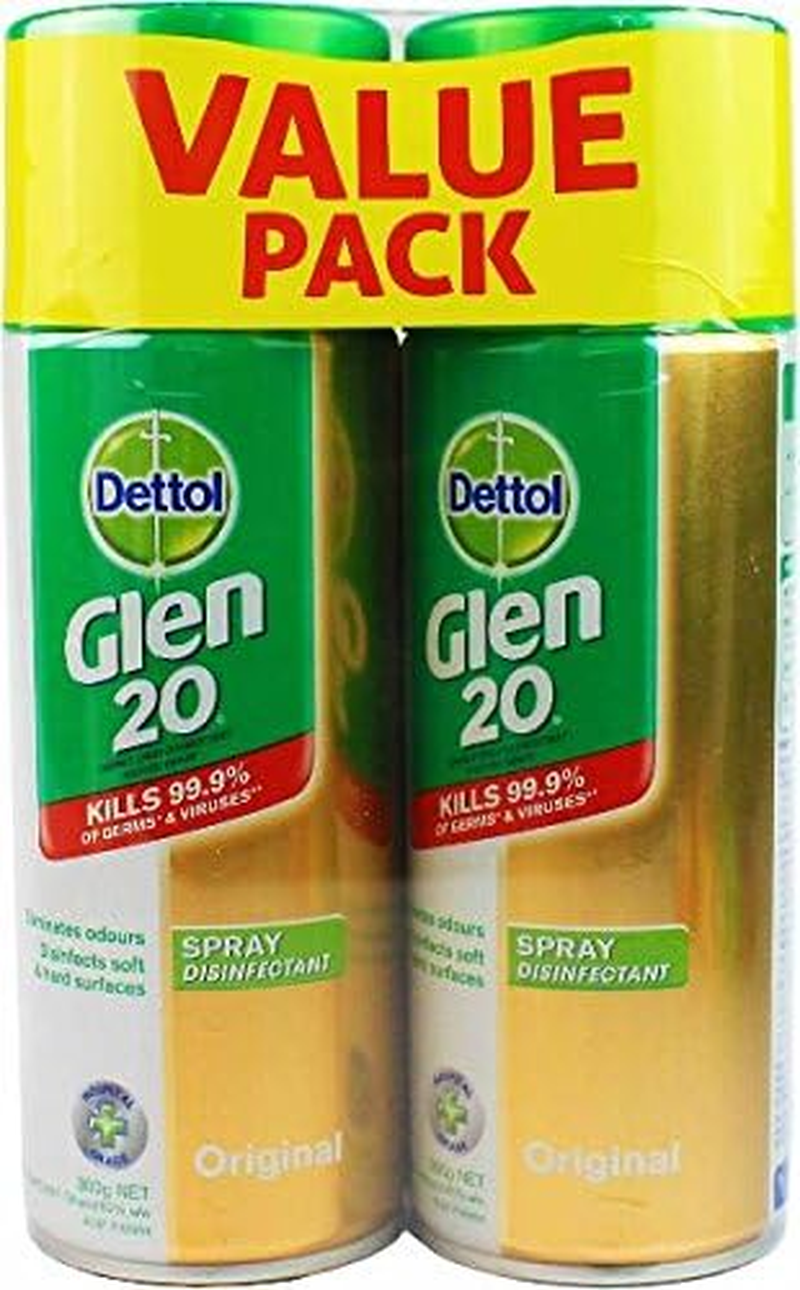 Glen 20 Original All in One Disinfectant Spray 300 G (Pack of 2)