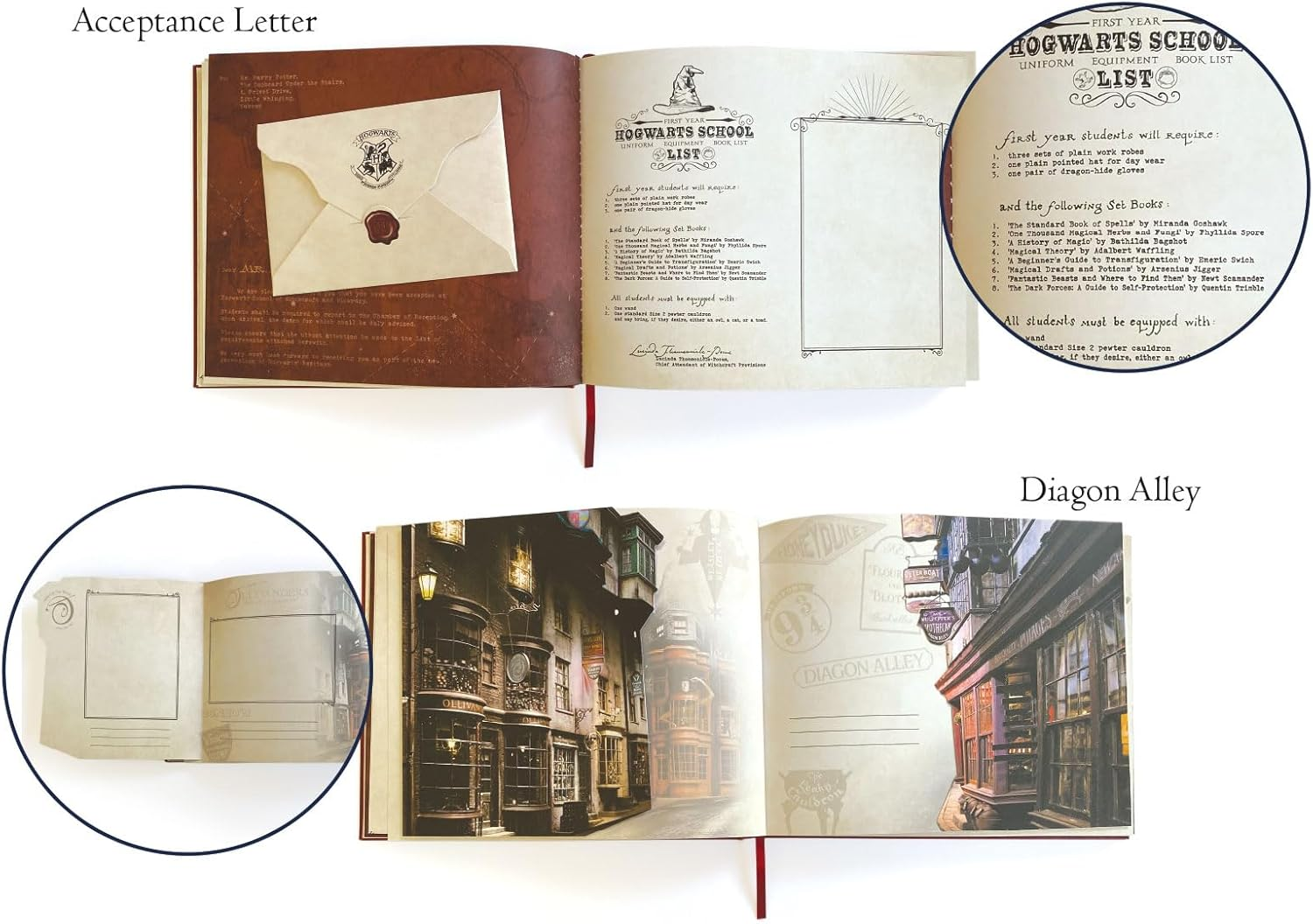 Paper House Productions Harry Potter Archival Quality Photo Memory Album with Activity Pages and Space for 144 Photos, ALB-6000E image number 6