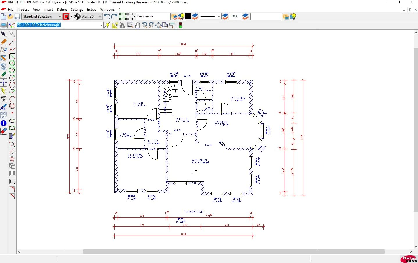 Beckercad 15 - 2D Software for Home Design, Architecture, Engineering and More, Compatible with Autocad, Lifetime License for Win 11, 10, 8.1, 7 image number 5