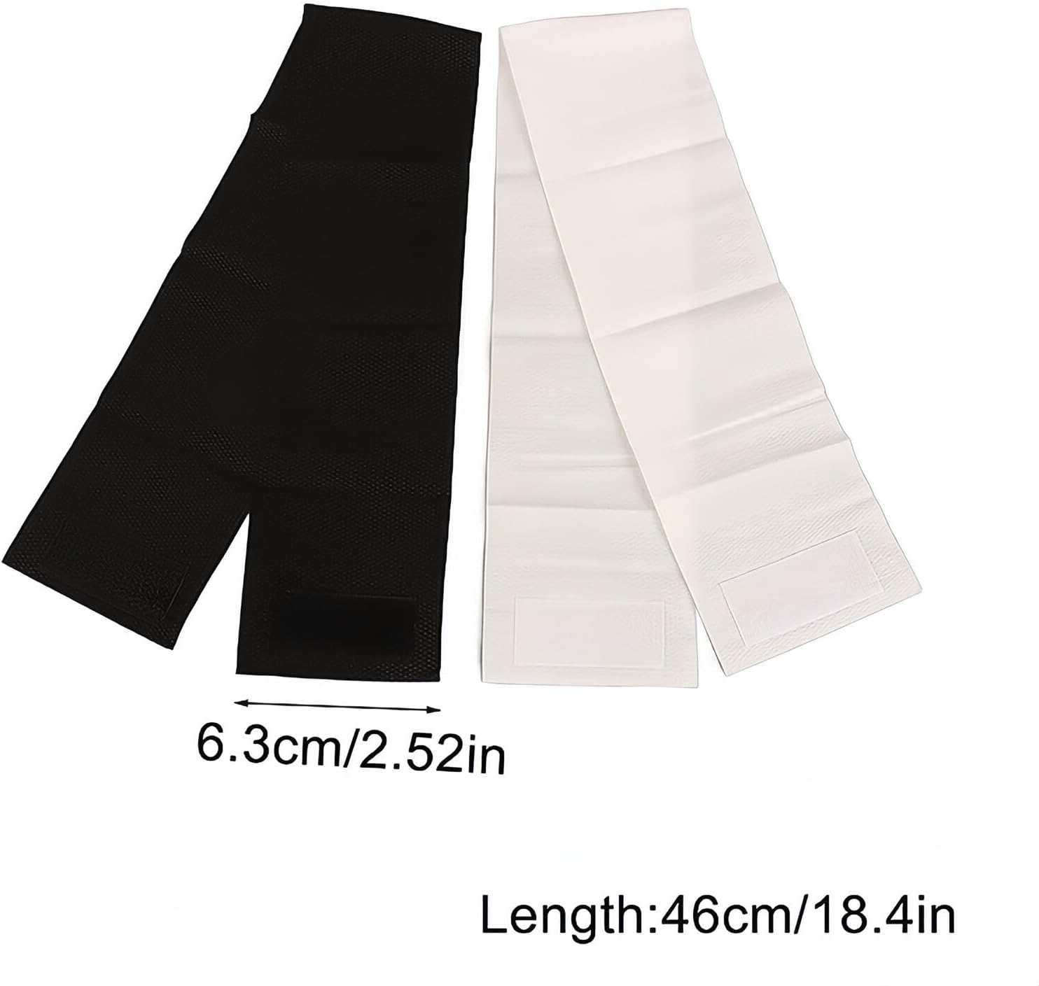 Acycoin2A 100 Ct. Disposable Stretchable Headband with Closure for Spa Facial Treatment Non-Woven Individually Wrapped Hair Wrap image number 3