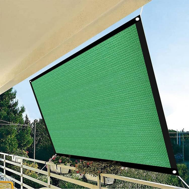 Outdoor Shade Cloth, Green Mesh Tarp with Grommets Garden Sun Shade Netting for Plant Pergola, Deck, and Backyard Patio,Heat Resistant PE Material 3M*4M image number 6