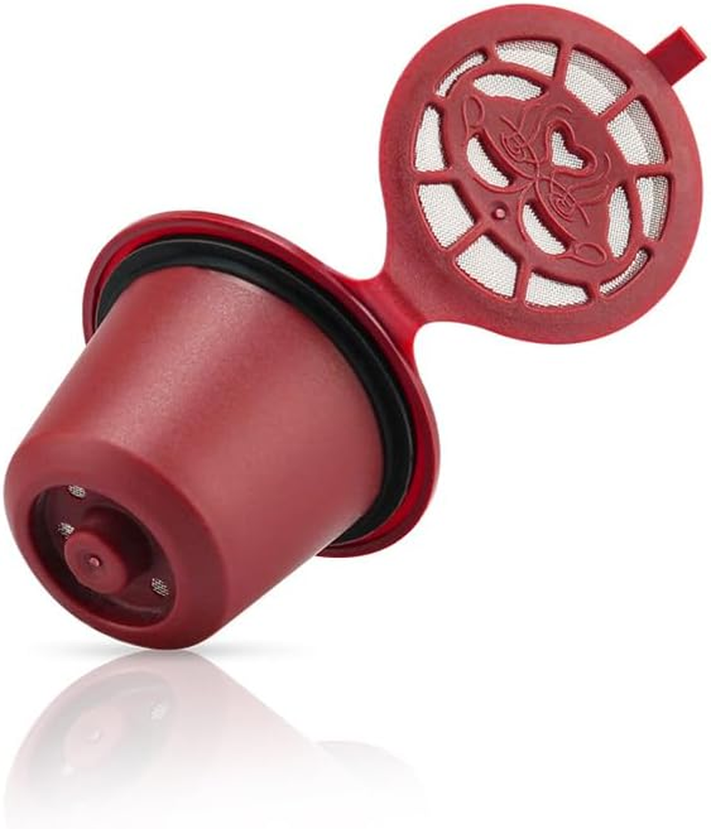 6PCS for Nespresso Maker Machine Refillable Reusable Coffee Filter Capsule Pods