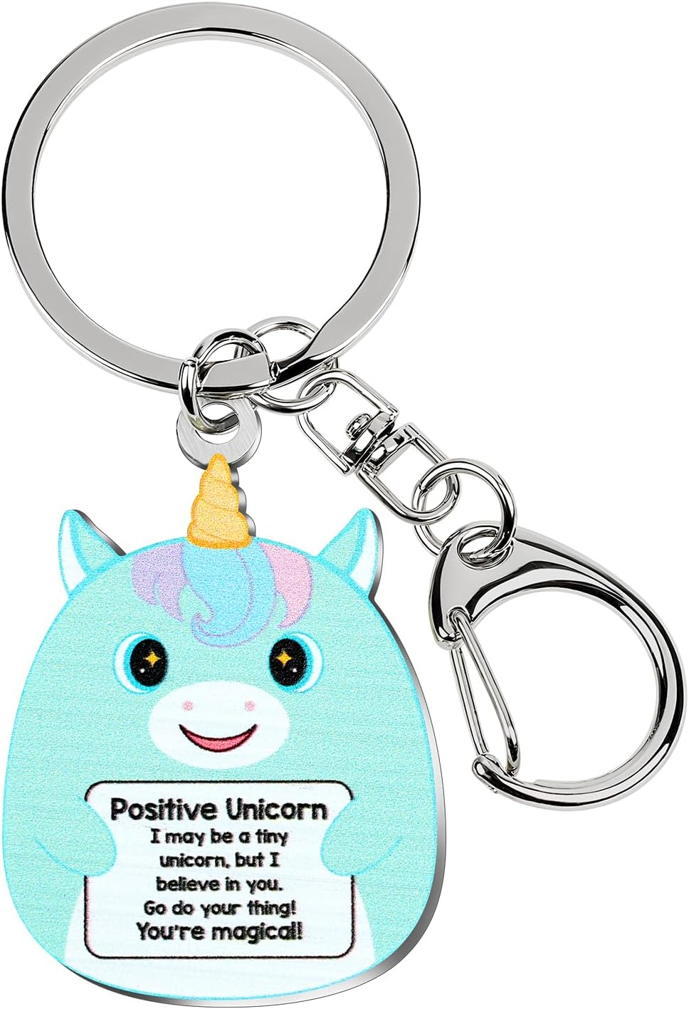 Titanape Keyring Gifts for Women Girls Daughter Best Friends Niece, Inspirational Animal Keyrings Keychains Lover Present for Christmas Birthday Easter Gift, Backpack Car Keys Accessories