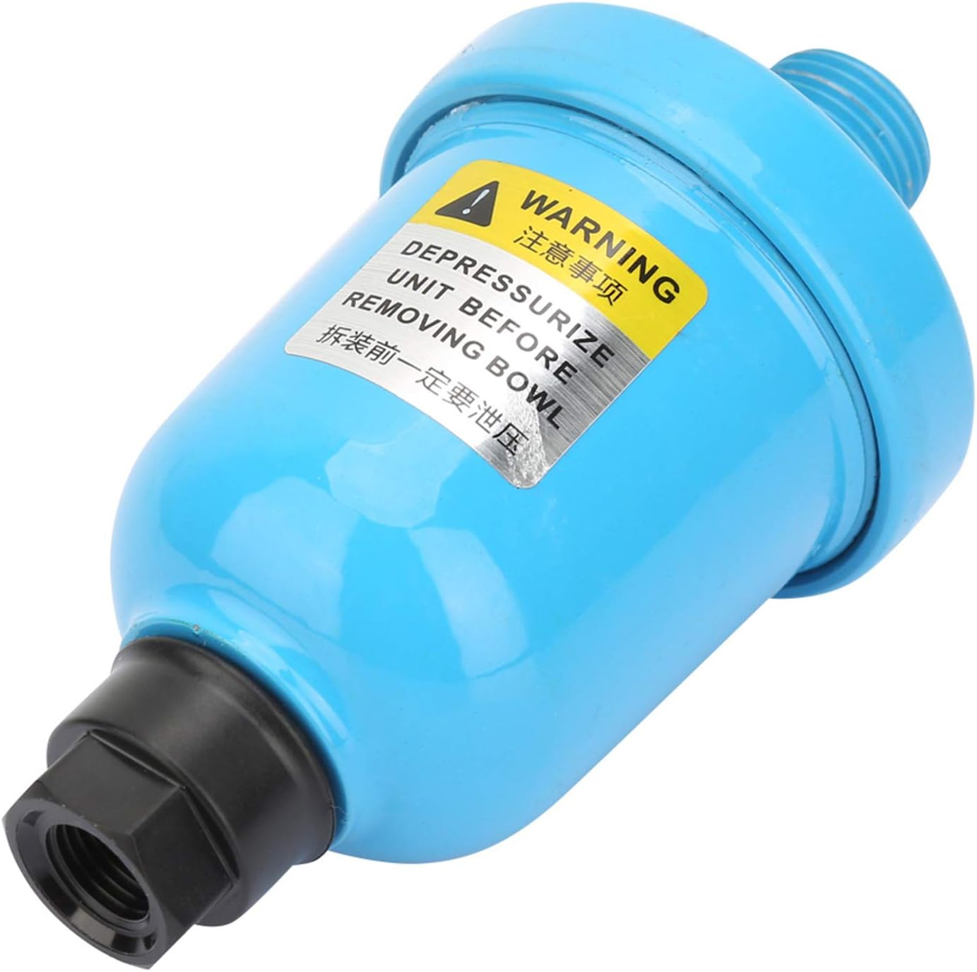 Automatic Tank Drain Valve, Compressor Auto Drain Pneumatic Die-Cast Aluminum Auto Drainer Air Compressor Replacement Parts for Air Compressor System G1/2 1.0Mpa image number 1