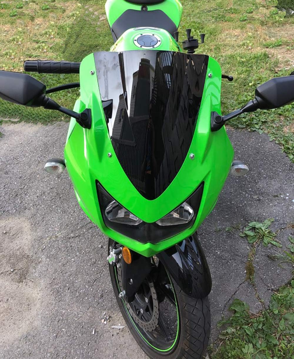 For Kawasaki Ninja 250 EX250 R ZX250R 2008 2009 2010 2011 2012 Windshield Windscreen Double Bubble EX ZX 250R