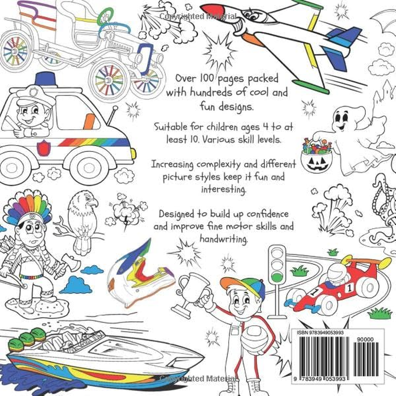 The Ultimate Colouring Book for Boys