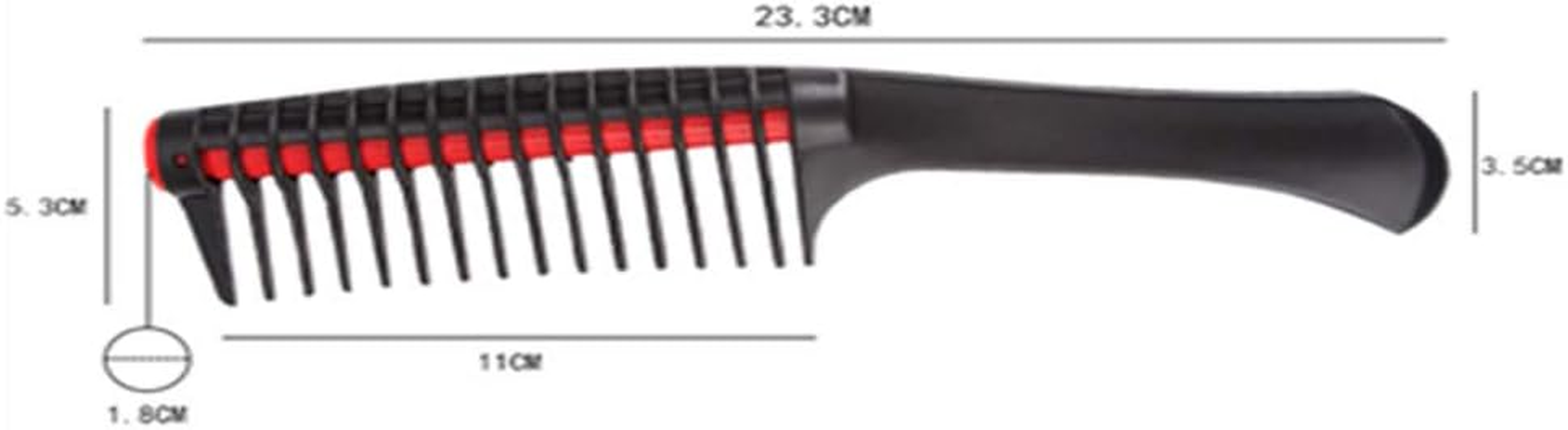 Lucyzkd Professional anti Splicing & Detangling Roller Comb, Integrated Roller Hair Comb，Professional Hair Dyeing Comb, Hair Daily Care Comb image number 2