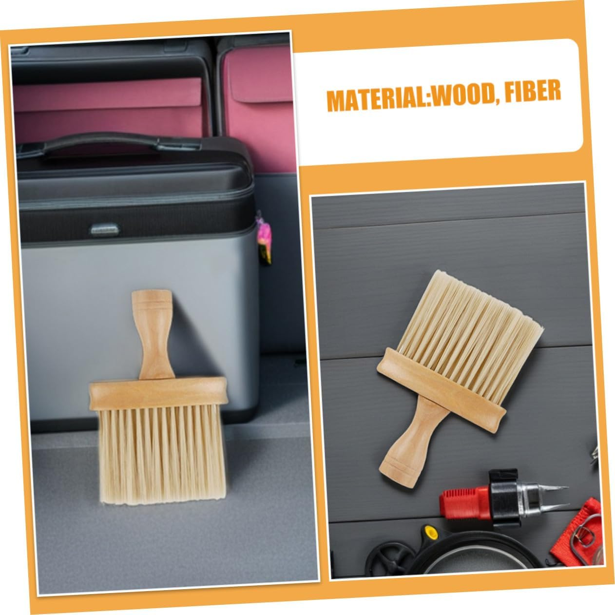 Alipis 3Pcs Car Air Vent Cleaning Brushes Detailing Tools for Automotive Interior Soft Bristles Car Interior Outlet Cleaning Brush image number 5