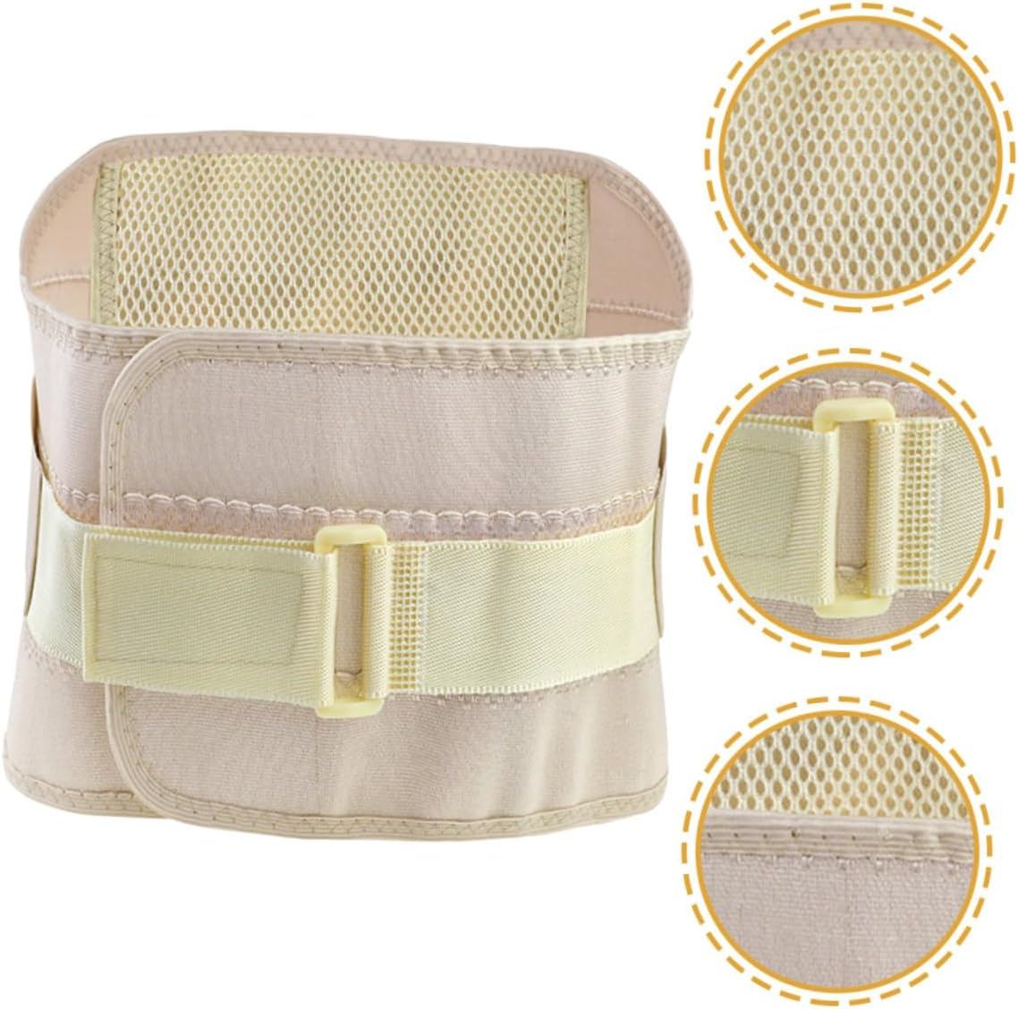 Gatuida Postpartum Waist Trainer Belly Band with Four Steel Bars Breathable Cotton Abdominal Wrap Belt -Section Double Pressure Support Waist Cincher for Women Active in Running Cycling image number 1