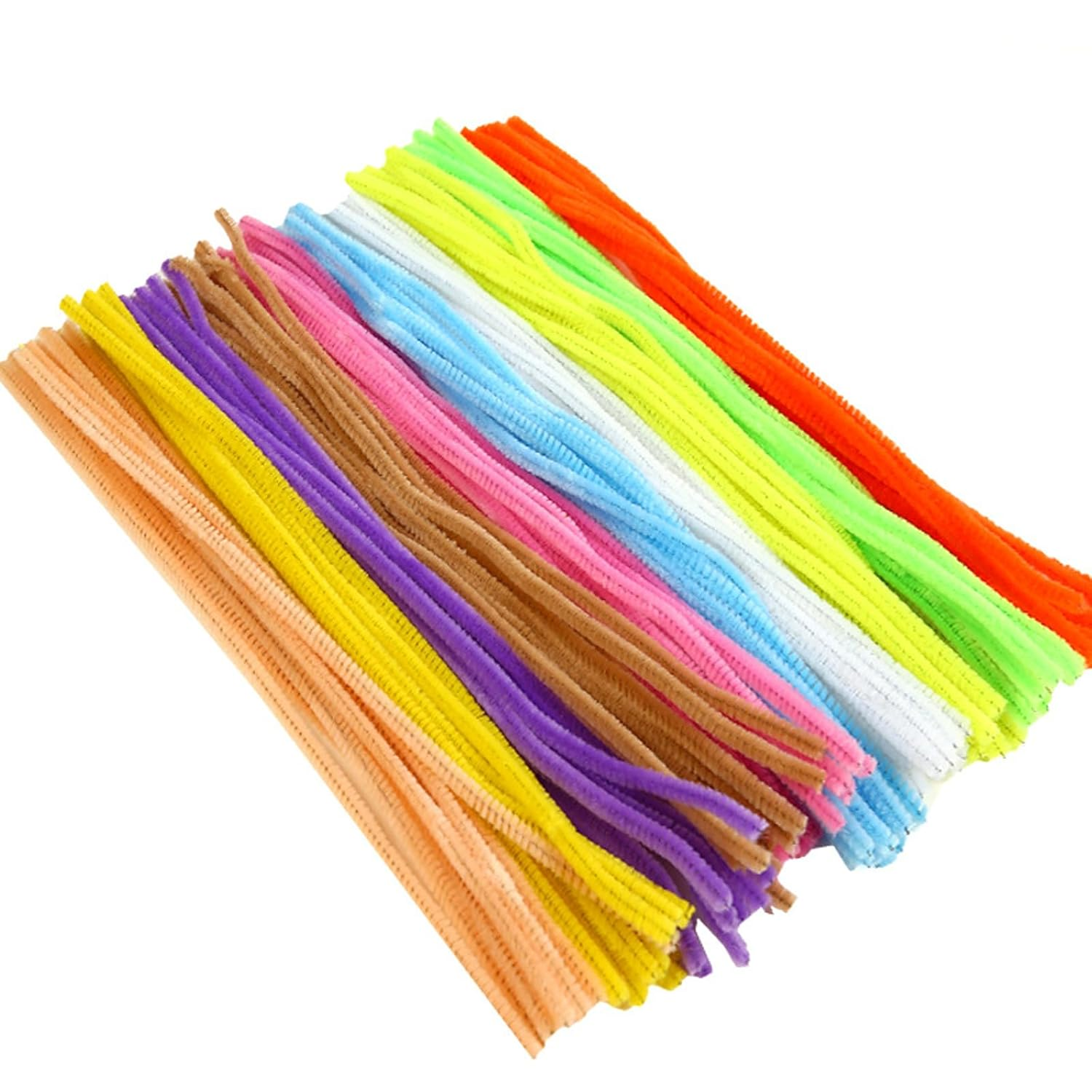 1000 PCS Pipe Cleaners,Mixed Colored Furry Chenille Sticks,Diy Pipe Cleaners for Crafts Kids Arts & Crafts Supplies（6 Mm X 12 In） image number 2