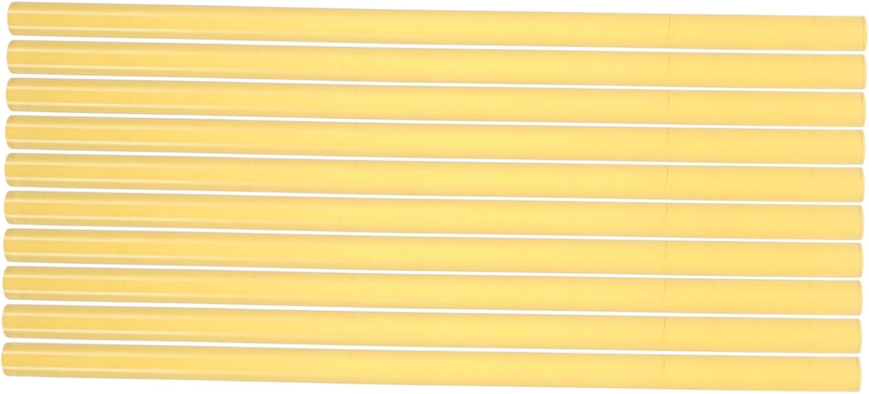 SOESFOUFU 10 Pcs Hot Glue Sticks Dent Puller Glue Bars 11X270Mm Yellow Automotive Paintless Tool Kit for Body Damage Removal image number 1
