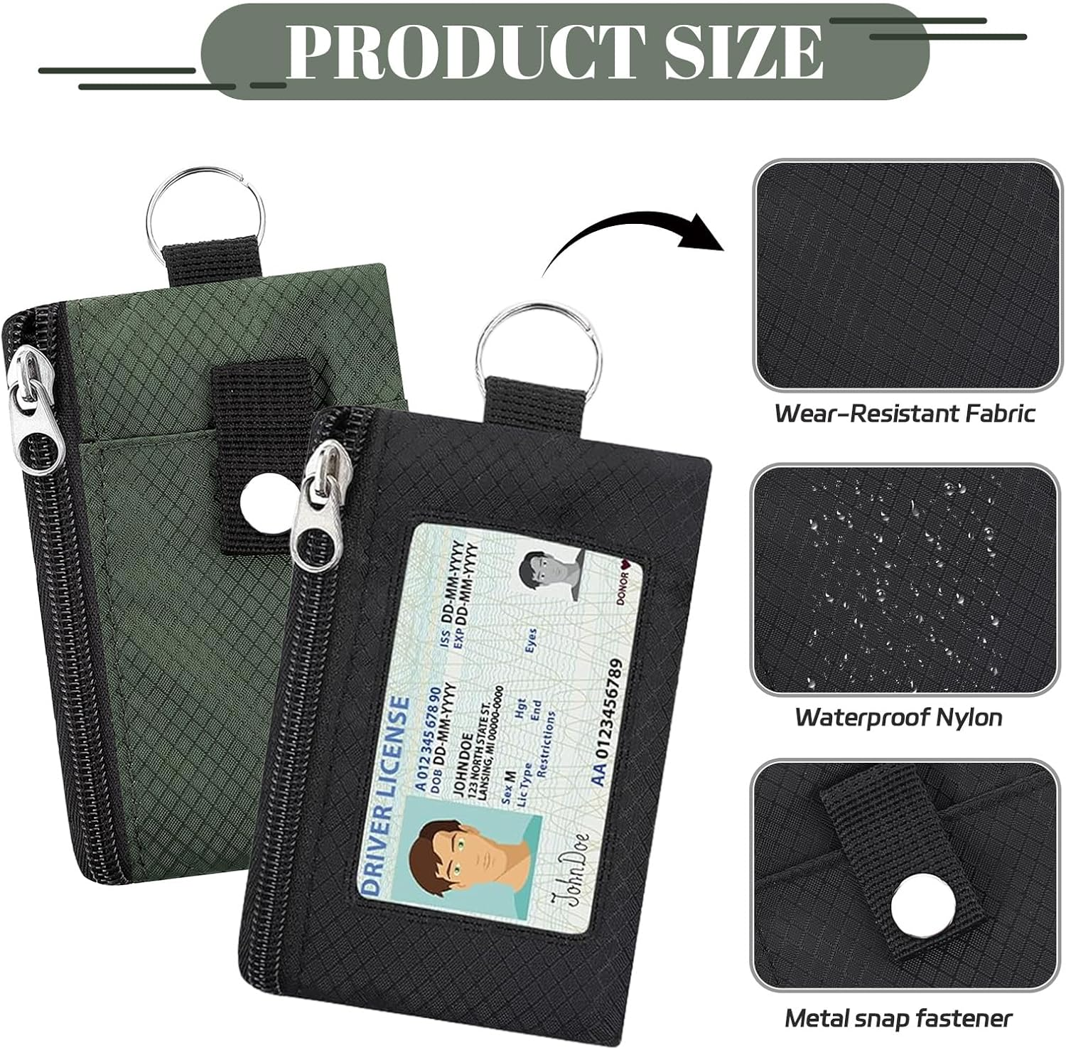 LUMOOM Pack of 2 Neck Pouch with RFID Protection, Waterproof Shoulder Bag Bag, Anti-Theft Unisex Travel Purse, Chest Pocket Mini for Men Women Credit Cards Coins Money image number 6