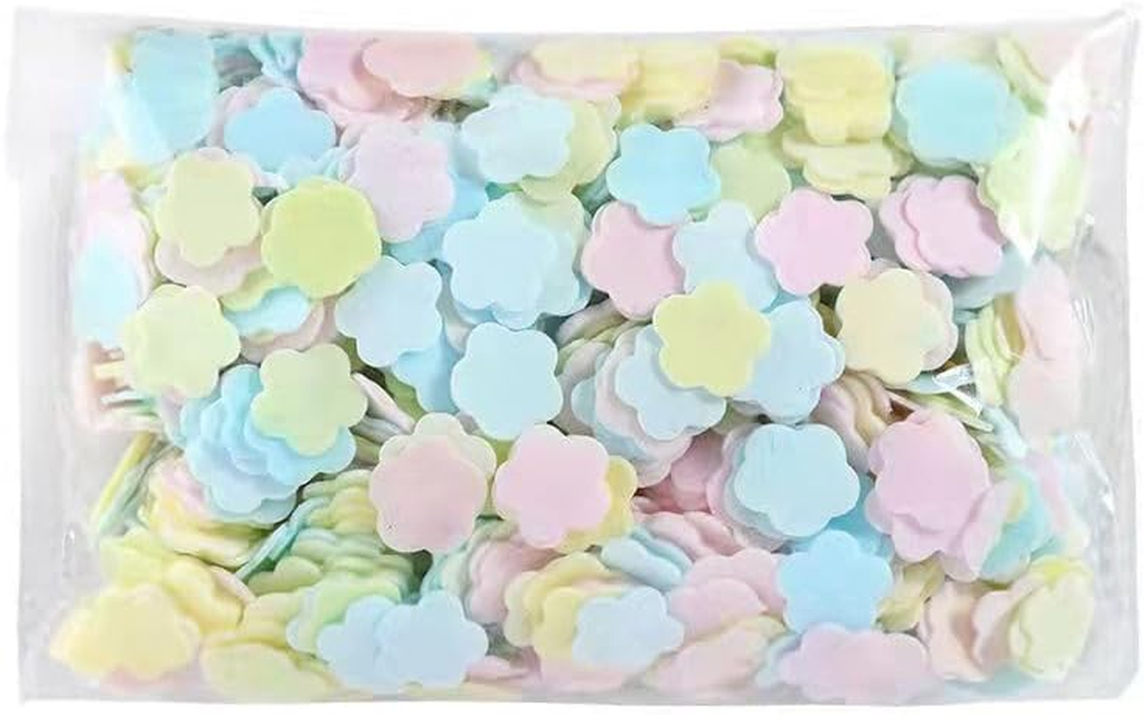 1000 Sheets Colorful Portable Disposable Paper Soap Portable Travel Hiking Washing Hand Bath Toiletry Paper Sheets Confetti Women Kids Soap ， Cleansers image number 3
