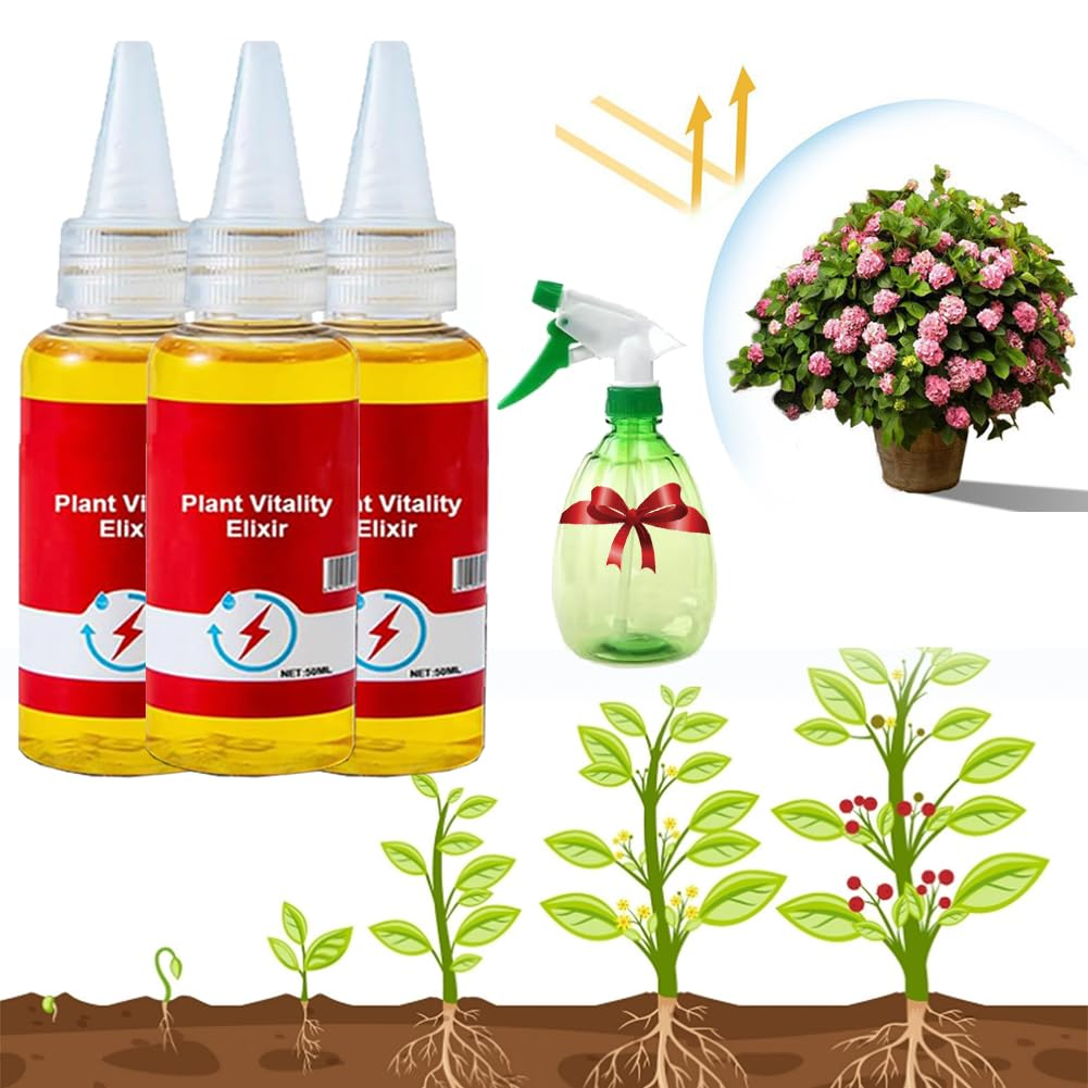 LIMETOW Phytovitamin Solution, Limetow Plant Vitality Elixir, Limetown Plant Fertilizer, Plant Rooting Hormone for Seedlings and Cuttings (3 Pcs)