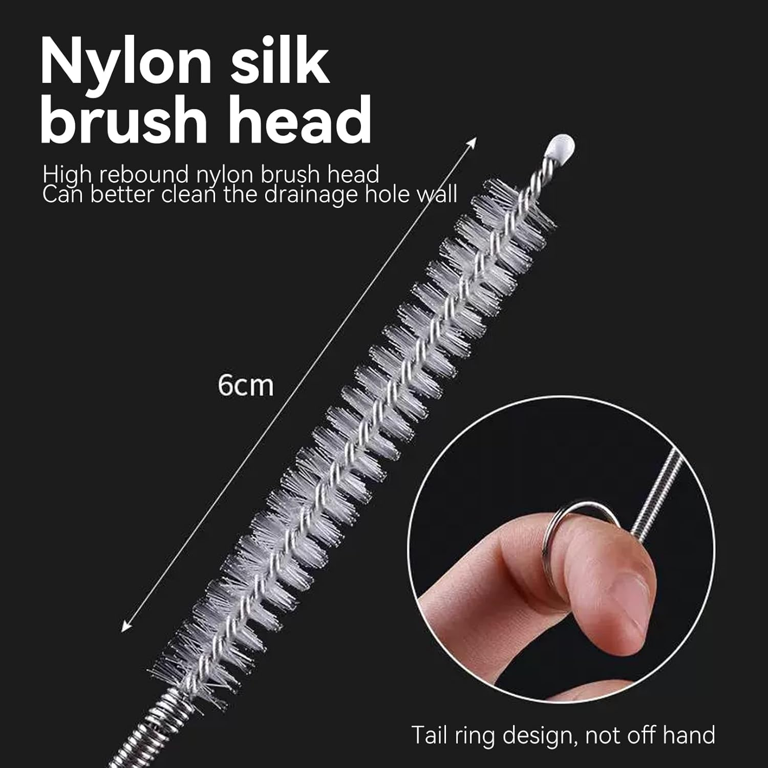 5-Piece Fridge Cleaning Set, Flexible Fridge Drain Cleaning, Fridge Drain Hole Cleaning Set, Syringe with Hose for Fridge, Fridge Cleaner, Fridge Cleaner Drain Cleaner image number 3