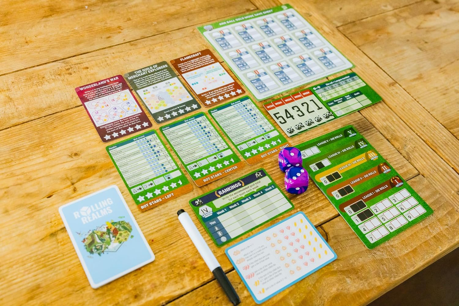 Stonemaier Games Rolling Realms Redux Board Game