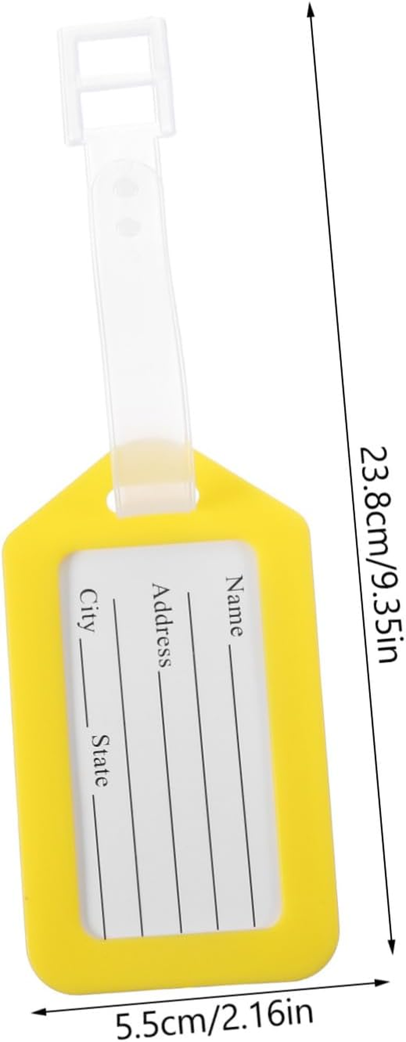 ANDRESLAD Luggage Tag Id Suitcase Tag Luggage Cute for Traveling Name Holder Holder Attachment image number 1