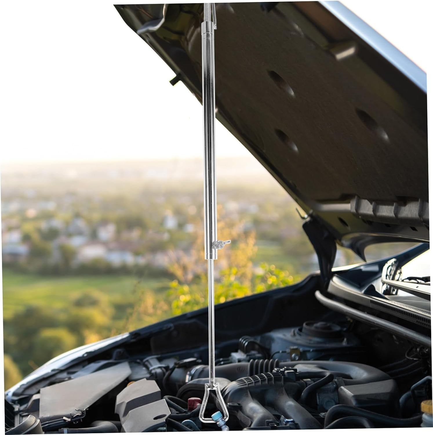 Telescopic Car Hood Prop Rod Bodywork Repair Support for Automotive Metal Easy to Use Tool image number 2