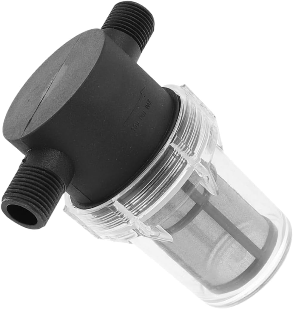 HOMSFOU 4Pcs Rv Water Pump Filter Inline Mesh Strainer Grit Filter Screen Water Strainer for Caravan Outdoor Use