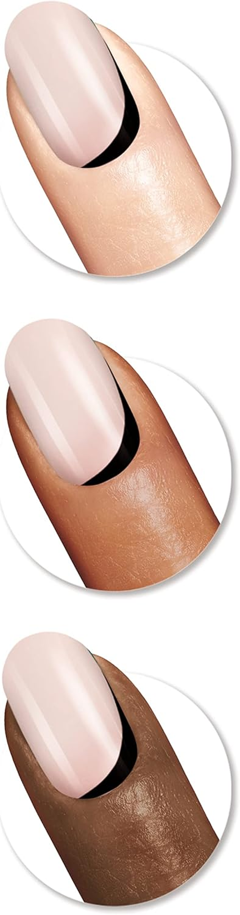 Salon Effects Perfect Manicure Oval Nails - OV141 Swoop There It Is by Sally Hansen for Women - 52 Pc 24 Nails, 24 Adhesive Tabs, Nail File, Pre Pad, Cuticle Stick, 0.06Oz Nail Glue image number 2