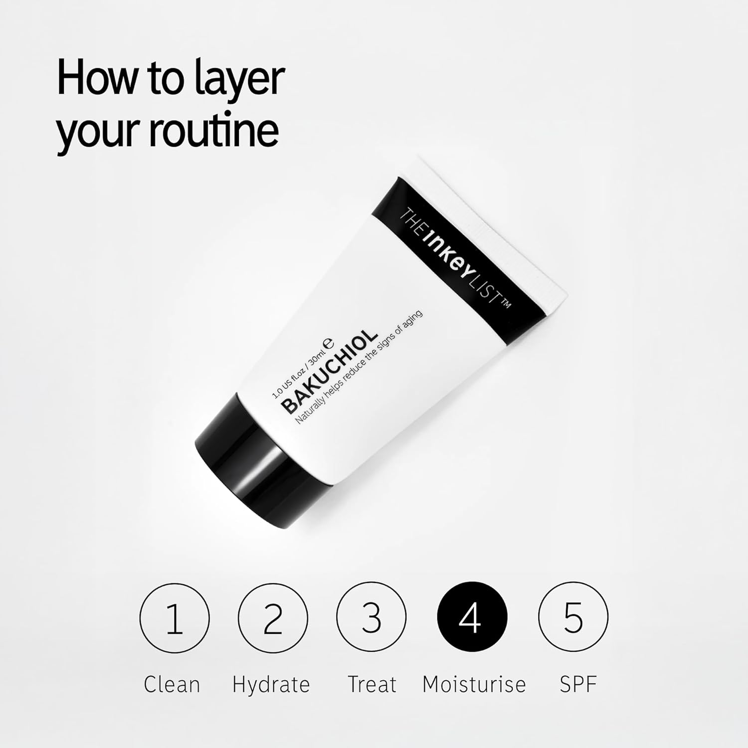 The Inkey List Bakuchiol Moisturiser 30Ml, Reduces Fine Lines and Wrinkles, Treats Hyperpigmentation, Fragrance-Free, Suitable for All Skin Types image number 2