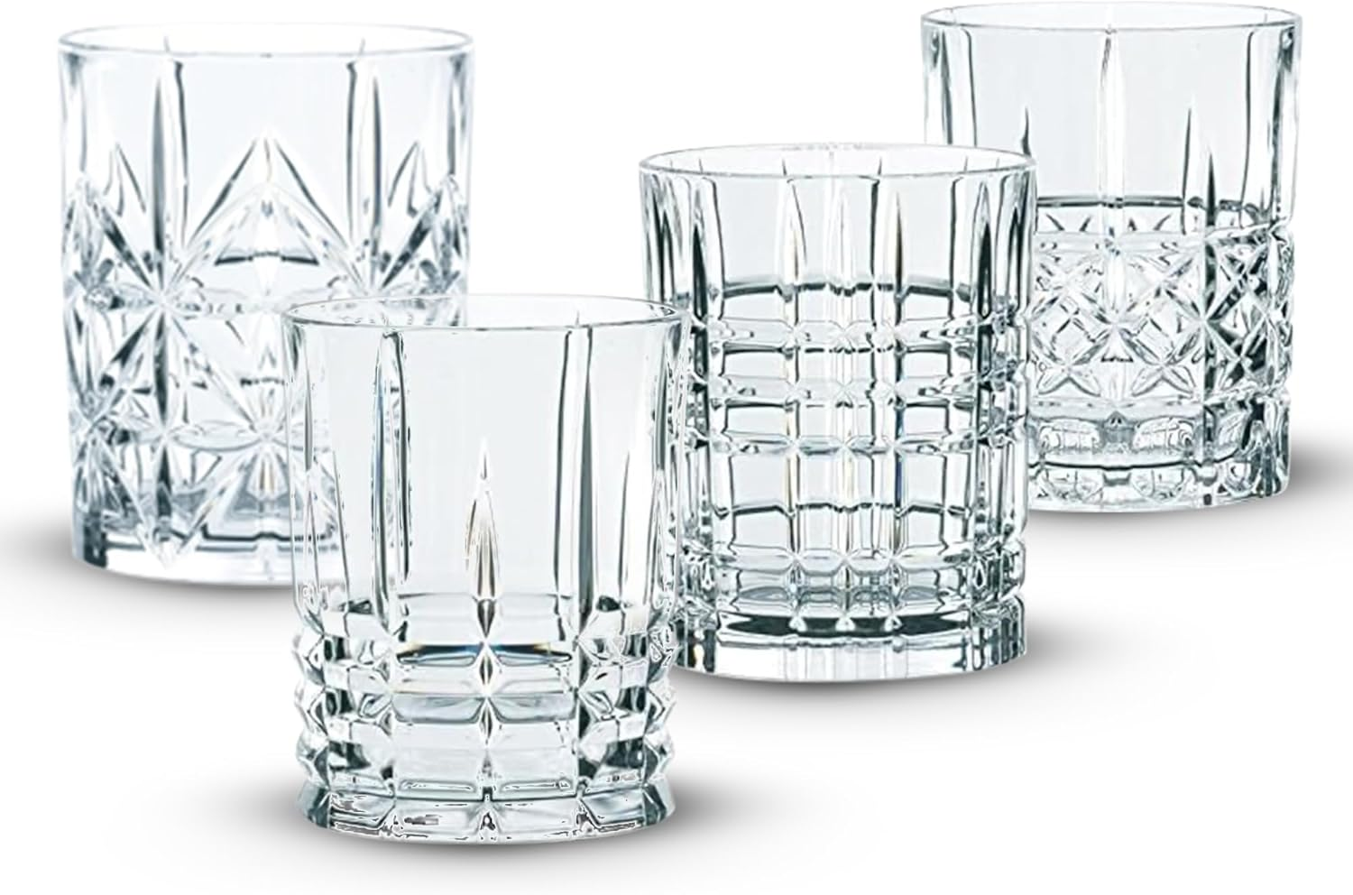 Nachtmann Whisky Glasses, Set of 4, Crystal, 345 Ml, Highland, 95906, 8.2 X 8.2 X 10.2 Cm image number 2